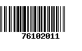 Código de Barras 76102011