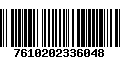 Código de Barras 7610202336048