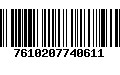 Código de Barras 7610207740611