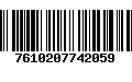 Código de Barras 7610207742059