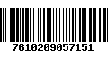 Código de Barras 7610209057151