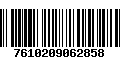 Código de Barras 7610209062858