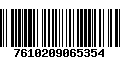 Código de Barras 7610209065354