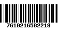 Código de Barras 7610216582219