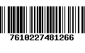 Código de Barras 7610227481266