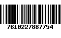 Código de Barras 7610227887754