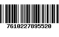 Código de Barras 7610227895520