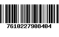 Código de Barras 7610227908404