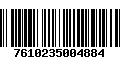 Código de Barras 7610235004884