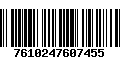 Código de Barras 7610247607455