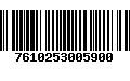 Código de Barras 7610253005900