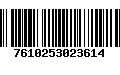 Código de Barras 7610253023614