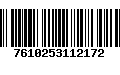 Código de Barras 7610253112172