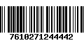 Código de Barras 7610271244442