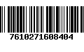 Código de Barras 7610271608404