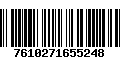 Código de Barras 7610271655248