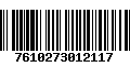 Código de Barras 7610273012117