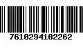 Código de Barras 7610294102262