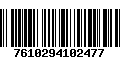 Código de Barras 7610294102477