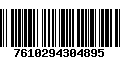 Código de Barras 7610294304895