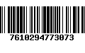 Código de Barras 7610294773073