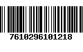 Código de Barras 7610296101218