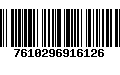 Código de Barras 7610296916126