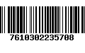 Código de Barras 7610302235708