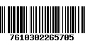 Código de Barras 7610302265705