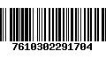 Código de Barras 7610302291704