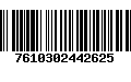 Código de Barras 7610302442625