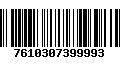 Código de Barras 7610307399993