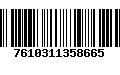 Código de Barras 7610311358665