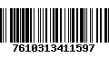 Código de Barras 7610313411597