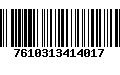 Código de Barras 7610313414017