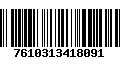 Código de Barras 7610313418091