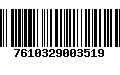 Código de Barras 7610329003519