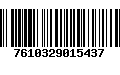 Código de Barras 7610329015437