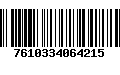 Código de Barras 7610334064215