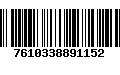 Código de Barras 7610338891152