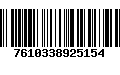 Código de Barras 7610338925154