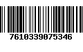 Código de Barras 7610339075346