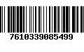 Código de Barras 7610339085499