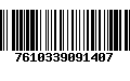 Código de Barras 7610339091407