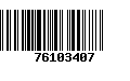 Código de Barras 76103407