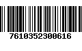 Código de Barras 7610352300616