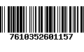 Código de Barras 7610352601157