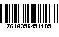 Código de Barras 7610356451185