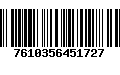 Código de Barras 7610356451727