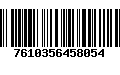 Código de Barras 7610356458054